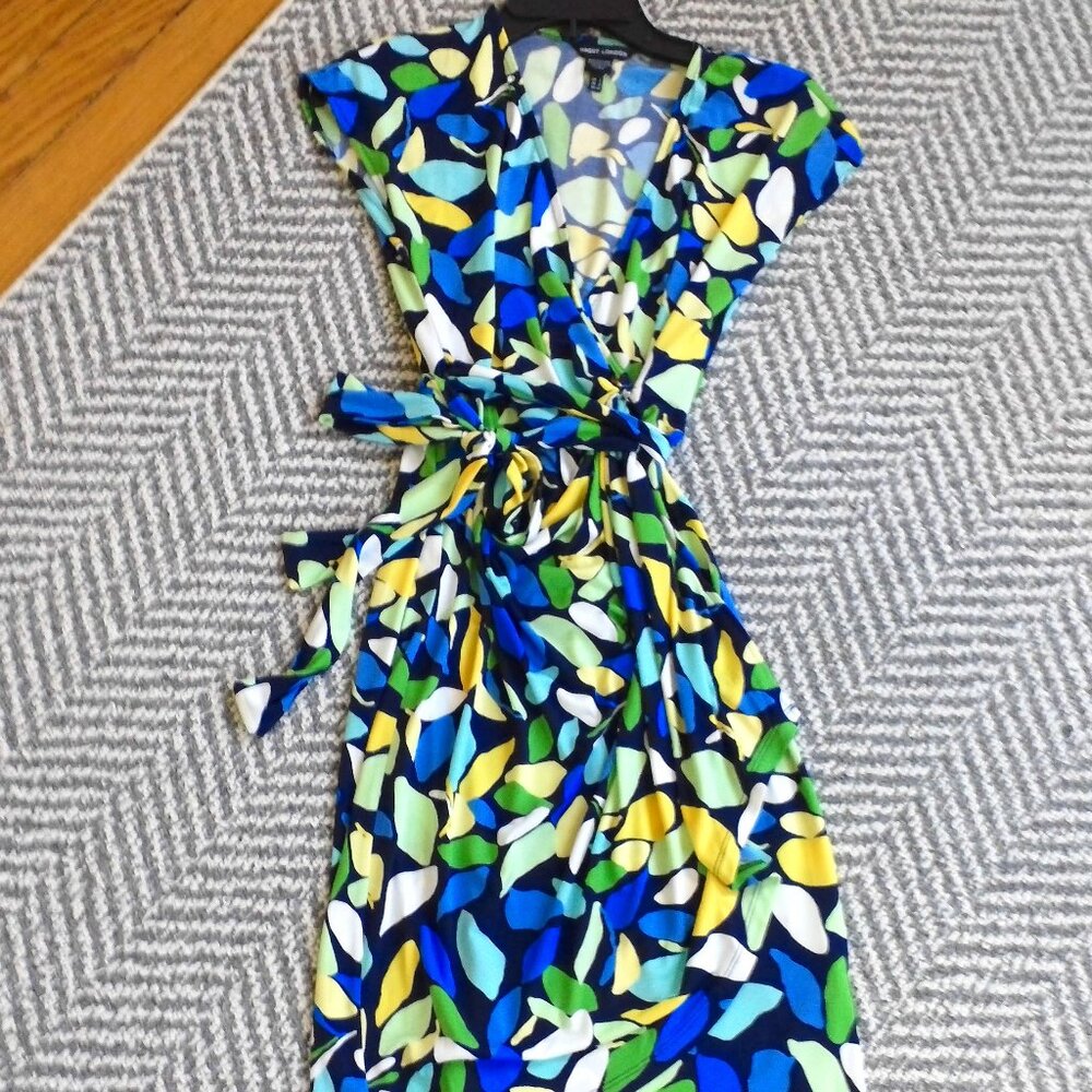 MAGGY LONDON WRAP DRESS SIZE 2